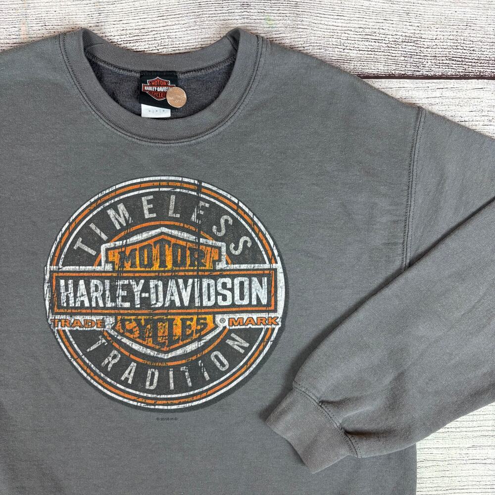 Harley Davidson Motorcycles Old San Juan, Puerto Rico Crewneck
